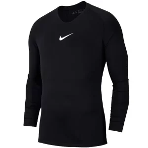Nike Dry Park First Layer LS Jr Longsleeve AV2611-010, Dla chłopca, Czarne, longsleevy, poliester, rozmiar: L