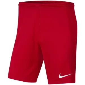 Nike Dry Park III Jr BV6865-657, Dla dzieci, Czerwone, spodenki, poliester, rozmiar: L