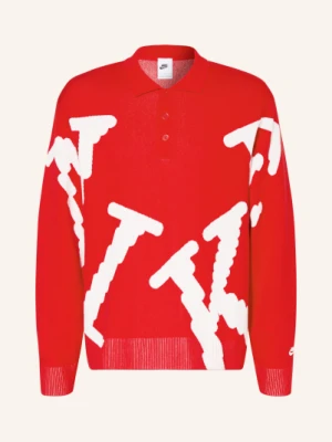 Nike Dzianinowa Koszulka Polo Club Rugby rot