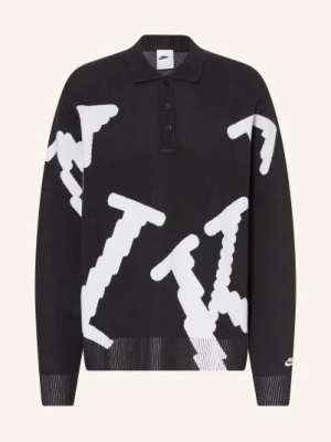 Nike Dzianinowa Koszulka Polo Club Rugby schwarz