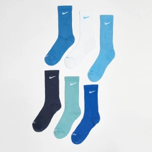 6 PACK - Everyday Plus Cushioned, markiNike, Skarpety, w kolorze niebieski, rozmiar: