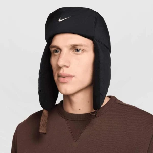 Nike Fly Unstructured Puffer Trapper Cap uniseks Czapki z daszkiem i beanie czarny rozmiar Akcesoria