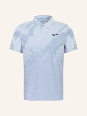 Nike Funkcyjna Koszulka Polo Court Slam blau beżowy