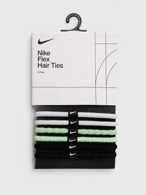 Nike gumki do włosów 6-pack kolor czarny