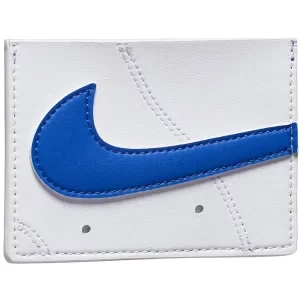 Nike Icon Air Force 1 Card Wallet N1009738-151, Unisex, Białe, portfele, poliuretan, rozmiar: One size