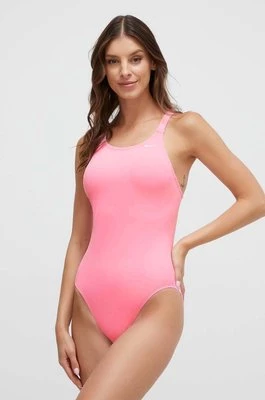 Nike jednoczęściowy strój kąpielowy kolor różowy miękka miseczka
