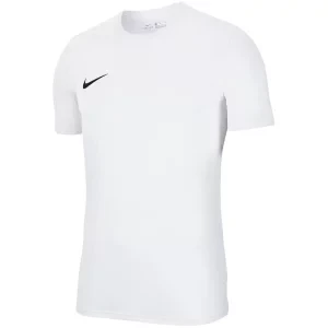 Nike Jr Dry Park VII Tee BV6741-100, Dla chłopca, Białe, t-shirty, poliester, rozmiar: S