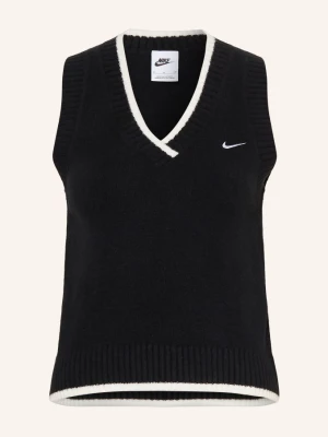 Nike Kamizelka Swetrowa schwarz