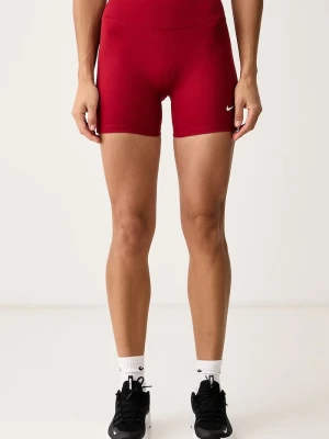 Nike kolarki damskie One czerwony
