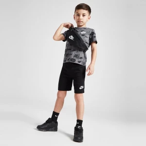 Nike Komplet Aop Tee/sht Blk/gry