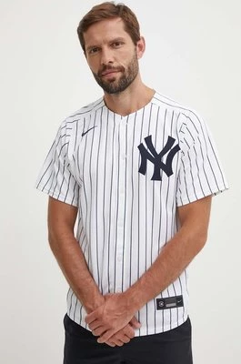 Nike t-shirt New York Yankees kolor biały regular ze stójką