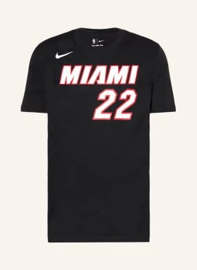 Nike Koszulka Baseballowa Miami Heat schwarz
