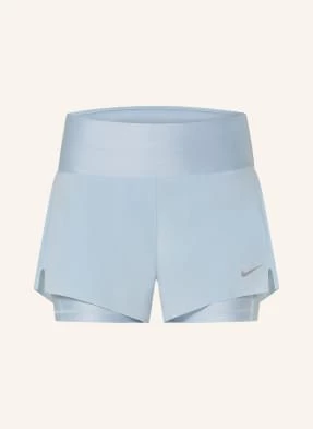 Nike Koszulka Do Biegania 2 W 1 Dri-Fit Swift blau