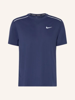 Nike Koszulka Do Biegania Miler blau GRANATOWY