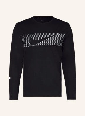 Nike Koszulka Do Biegania Miler Flash schwarz