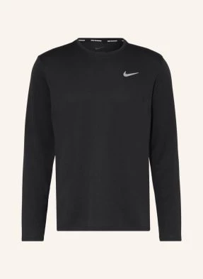 Nike Koszulka Do Biegania Miler schwarz