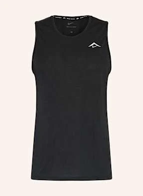 Nike Koszulka Do Biegania Solar Chase schwarz