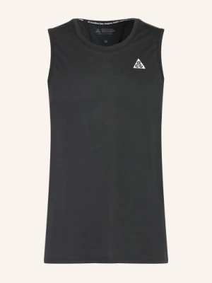 Nike Koszulka Do Biegania Solarchase schwarz