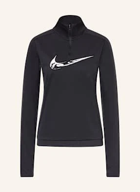 Nike Koszulka Do Biegania Swoosh schwarz
