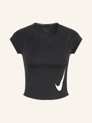 Nike Koszulka Do Biegania Tempo Swoosh schwarz