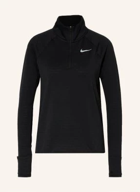 Nike Koszulka Do Biegania Therma-Fit Element schwarz