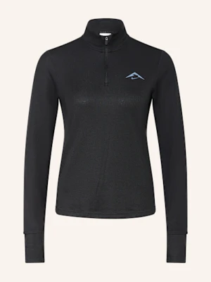 Nike Koszulka Do Biegania Trail schwarz