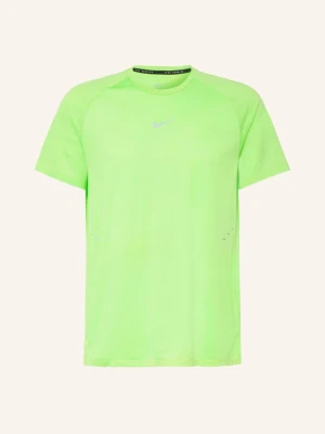 Nike Koszulka Funkcyjna Stride gruen JASKRAWY ZIELONY