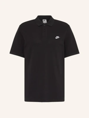 Nike Koszulka Polo Z Piki schwarz