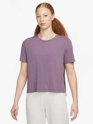 Nike Koszulka w kolorze fioletowym do jogi rozmiar: S