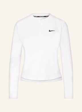 Nike Koszulka Z Długim Rękawem Court Advantage Dri Fit weiss