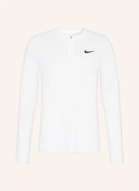 Nike Koszulka Z Długim Rękawem Court Dri-Fit Advantage Z Siateczki weiss