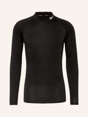 Nike Koszulka Z Długim Rękawem Nike Pro schwarz CZARNY