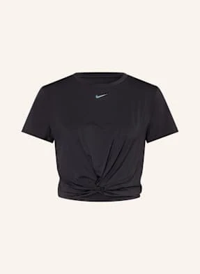 Nike Krótka Koszulka One Classic Twist schwarz