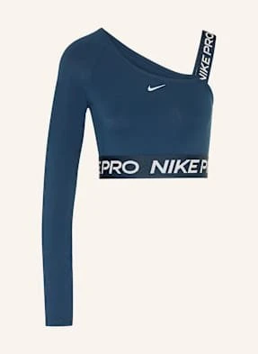 Nike Krótki Top Dri-Fit Shine blau