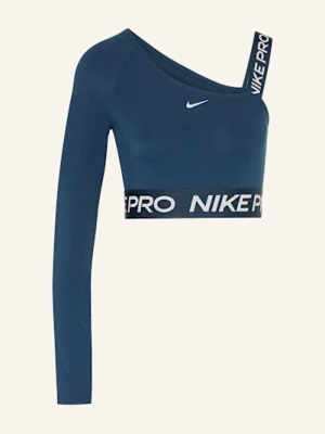 Nike Krótki Top Dri-Fit Shine blau