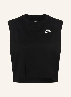 Nike Krótki Top Sportswear Club schwarz