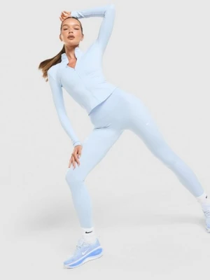 Nike Leggings One Dri-Fit Seamless High Rise Tight niebieski