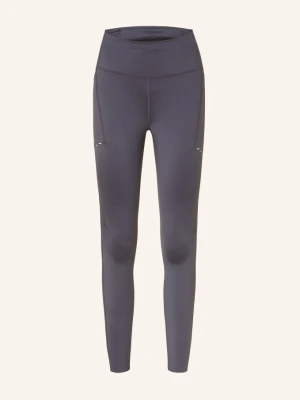 Nike Legginsy Do Biegania Swift grau FIOLETOWY