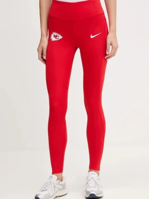 Nike legginsy Dri Fit Legging damskie kolor czerwony wzorzyste 01N3-11T2-7G-DUN