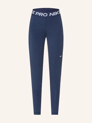 Nike Legginsy Nike Pro Z Siateczką blau