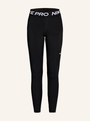 Nike Legginsy Nike Pro Z Siateczką schwarz