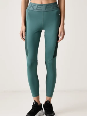 Nike legginsy sportowe damskie Pro Sculpt turkusowy