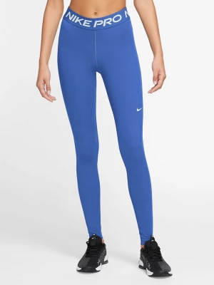 Nike Legginsy sportowe w kolorze niebieskim rozmiar: L