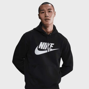 Nike Club Fleece Hoodie mężczyźni Bluzy czarny rozmiar Odzież