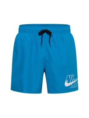 Nike Męskie spodenki kąpielowe Mężczyźni Sztuczne włókno niebieski jednolity,