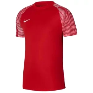 Nike NK DF Academy JSY SS DH8031-657, Męskie, Czerwone, t-shirty, poliester, rozmiar: L