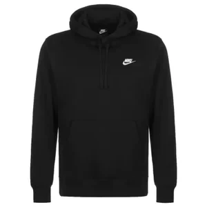 Nike NSW Club Hoodie BV2654-010, Męskie, Czarne, bluzy, bawełna, rozmiar: L