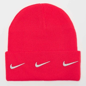 Nike NSW CUFFED BEANIE UTL FLASH chile red uniseks Czapki beanie czerwony rozmiar Akcesoria
