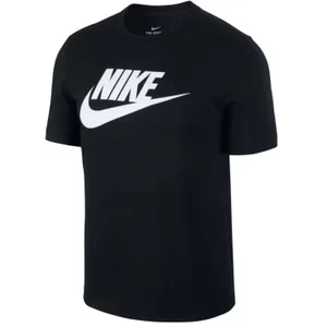 Zdjęcie produktu Nike NSW Icon Futura Tee AR5004-010, Męskie, Czarne, t-shirty, bawełna, rozmiar: M