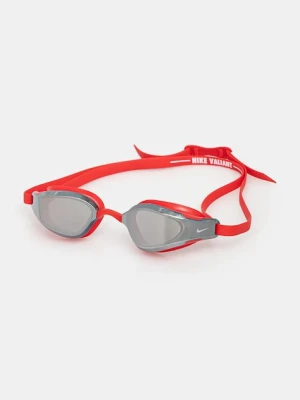 Nike okulary pływackie kolor czerwony NESSF131